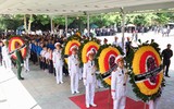 Đại biểu thanh thiếu nhi cả nước viếng Chủ tịch nước Trần Đại Quang